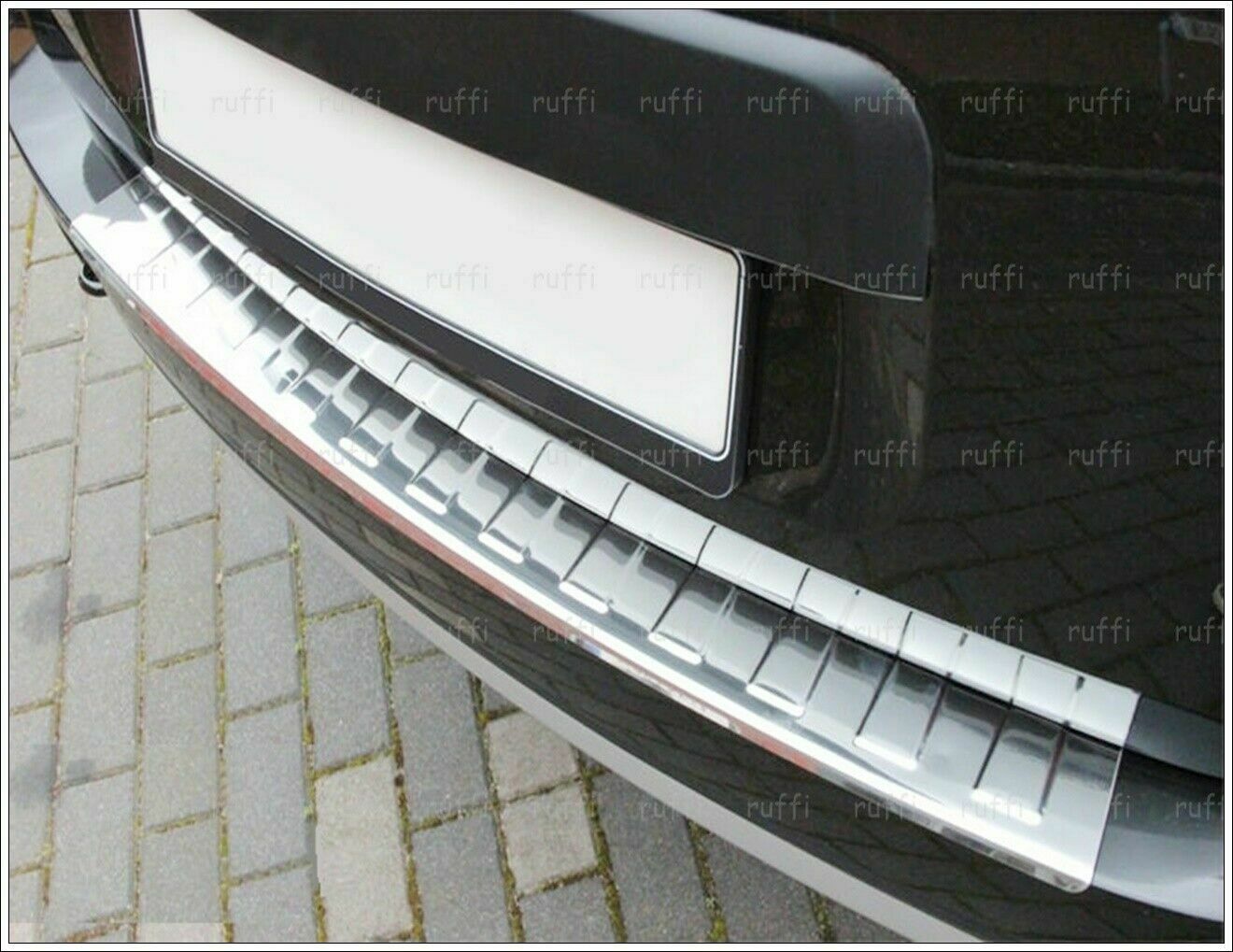 CROMATURA PROTEZIONE PARAURTI POSTERIORE DACIA DUSTER 2010-17 INOX ADESIVO 0032 AUTOELEGANCERICAMBI