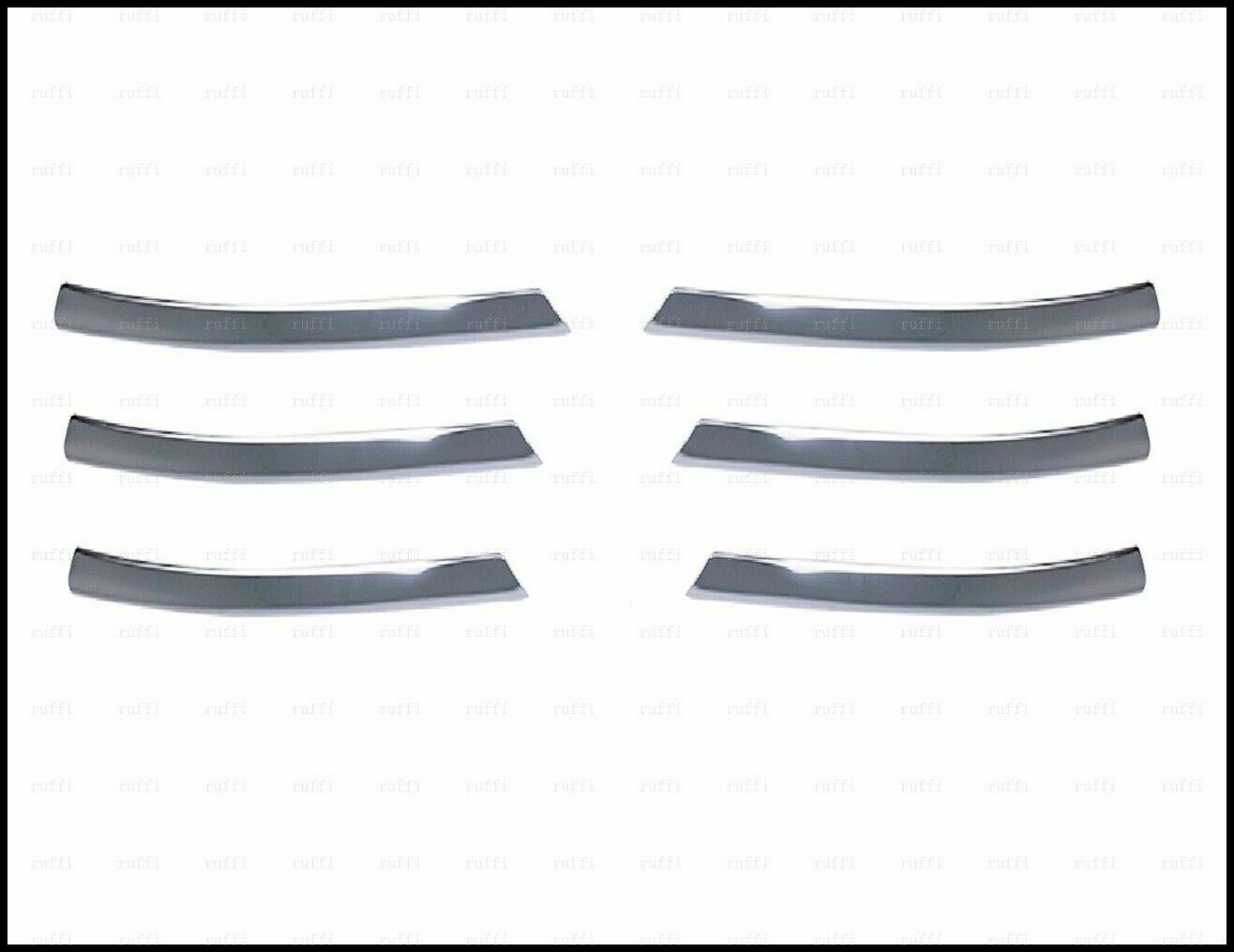 CROMATURA GRIGLIA FRONTALE 6PZ MERCEDES SPRINTER W901 03-06 INOX ADESIVO 0032 AUTOELEGANCERICAMBI