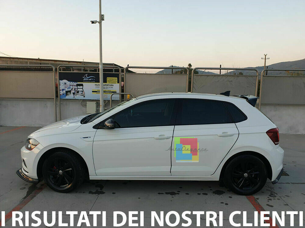 ALETTONE SPOILER POSTERIORE SUL TETTO PER VW POLO V AW1 2017+ ABS 0032 AUTOELEGANCERICAMBI