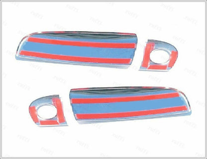 CROMATURA MANIGLIE 2 PORTE AUDI A3 8L 8P 1998-2008 ACCIAIO INOX ADESIVO 0032 AUTOELEGANCERICAMBI