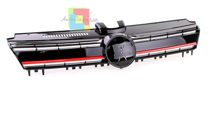 VW GOLF 7 VII 2012-2017 FRONT GRILLE R400 LOOK RED PROFILE 