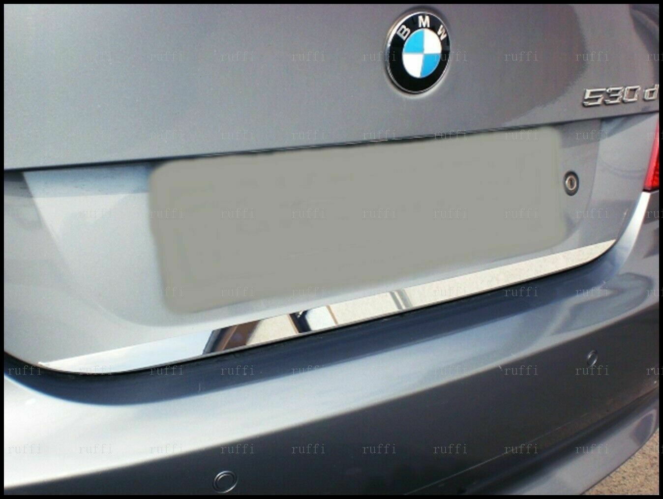 CROMATURA BAGAGLIAIO BMW SERIE 5 E60 2001-2010 ACCIAIO INOX ADESIVO 0032 AUTOELEGANCERICAMBI