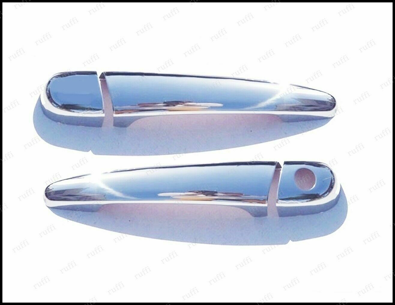 CROMATURA MANIGLIE PORTE BMW 3 E46 1998-2001 ACCIAIO INOX ADESIVO 0032 AUTOELEGANCERICAMBI