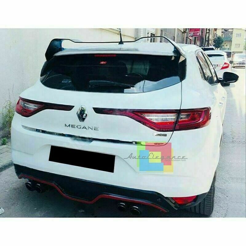 0191 RENAULT MEGANE 4 2015-2021 SPOILER TETTO SPORTIVO ALETTONE RS LOOK AUTOELEGANCERICAMBI