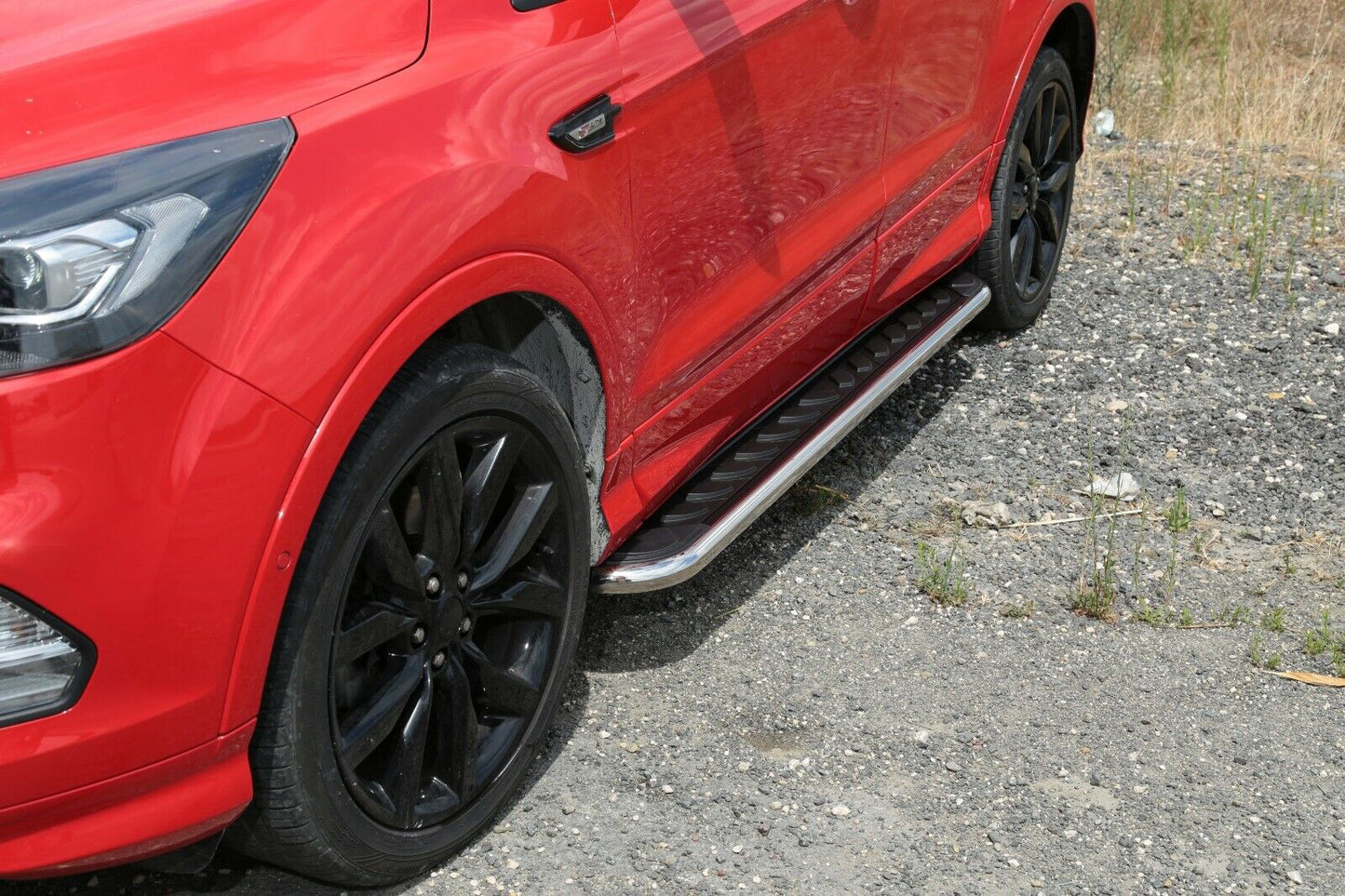 PORSCHE CAYENNE 2002-2010 PEDANE LATERALI SOTTOPORTA PROFILO CROMATO