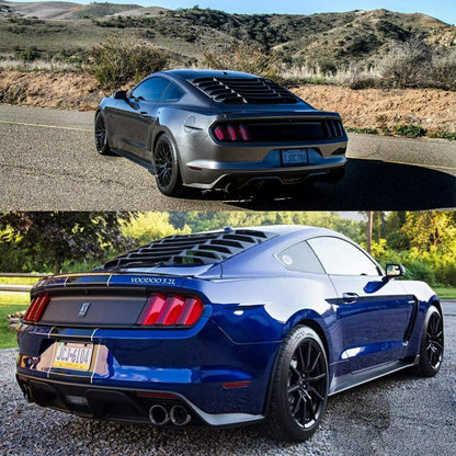 FORD MUSTANG 2015-2020 PROTEZIONE LOUVER LUNOTTO POSTERIORE LOOK GT350