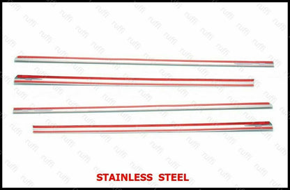 CROMATURA CORNICI FINESTRINI 4PZ BMW 3 F30 F35 F80 2011-2018 INOX ADESIVO 0032 AUTOELEGANCERICAMBI