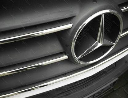 CROMATURA GRIGLIA FRONTALE 5PZ MERCEDES SPRINTER W907 2018+ INOX ADESIVO 0032 AUTOELEGANCERICAMBI