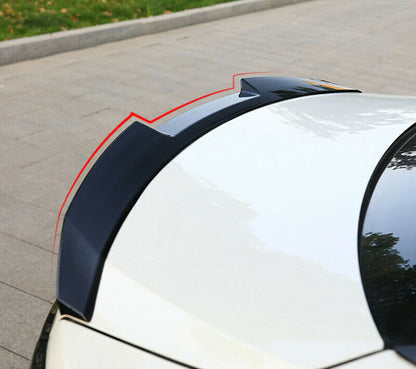 SPOILER POSTERIORE COFANO PER BMW SERIE 5 F10 2010-2017 LOOK M5 ABS NERO LUCIDO
