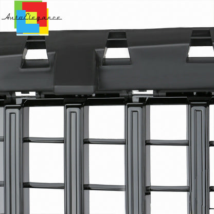FRONT GRILLE CLA C117 A117 W117 GT LOOK GLOSSY BLACK TOTAL BLACK NEWS
