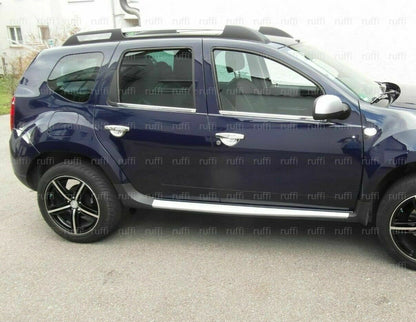 CROMATURA CORNICI FINESTRINI DACIA DUSTER 2010-2017 ACCIAIO INOX ADESIVO 0032 AUTOELEGANCERICAMBI