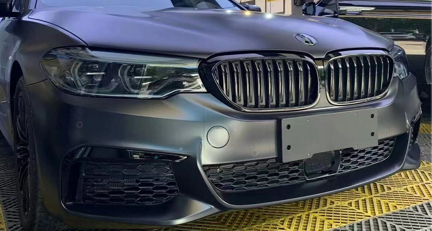 BMW SERIE 5 G30 G31 2017-2020 GRIGLIE ANTERIORI M SPORT NERO LUCIDO AUTOELEGANCERICAMBI