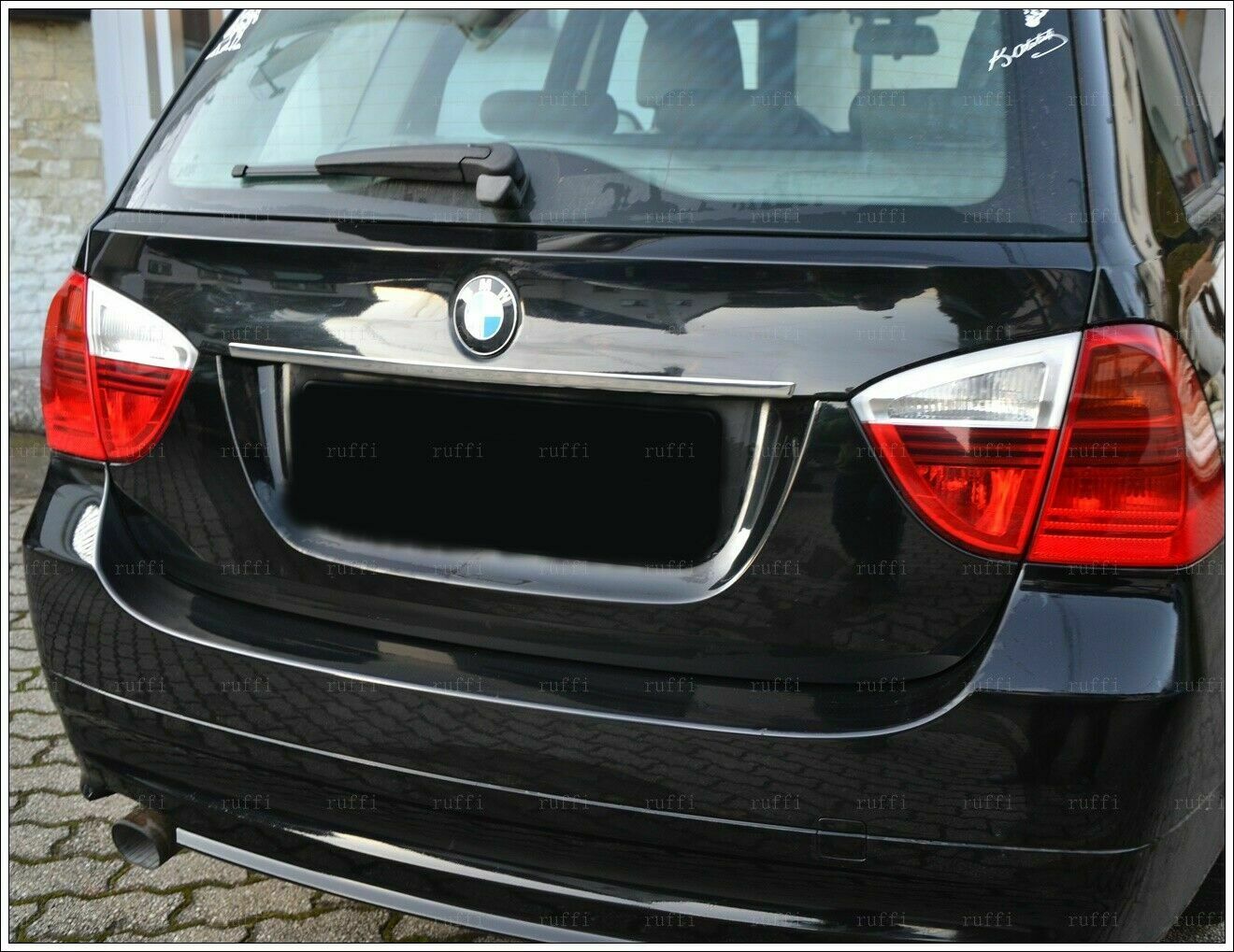 CROMATURA BAGAGLIAIO BMW X5 E70 2006-2013 ACCIAIO INOX ADESIVO 0032 AUTOELEGANCERICAMBI