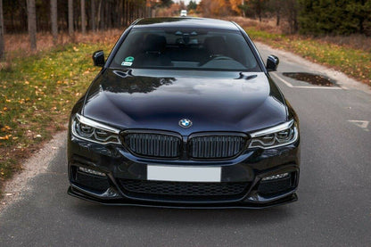 SPLITTER FOR BMW 5 SERIES G30 G31 UNDER FRONT BUMPER SPOILER GLOSSY BLACK