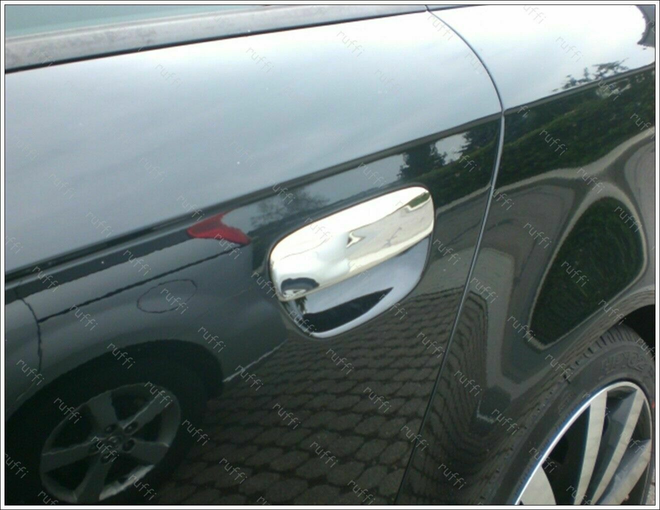 CROMATURA MANIGLIE 4 PORTE AUDI A6 C5 1997-2005 ACCIAIO INOX ADESIVO 0032 AUTOELEGANCERICAMBI