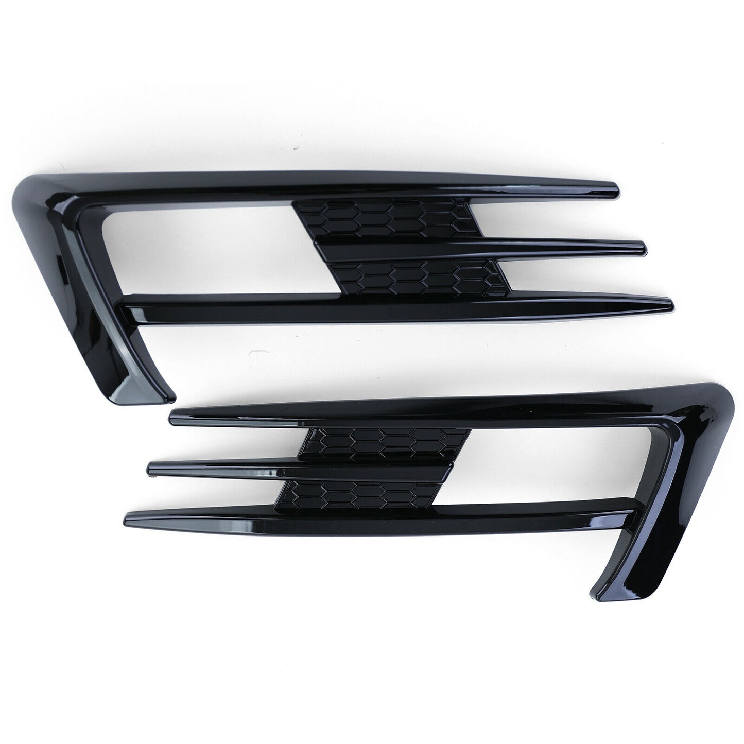 VW GOLF 7 2012-2016 PAIR OF FRONT BUMPER MOULDS SPORTS LOOK 3M FLAPS