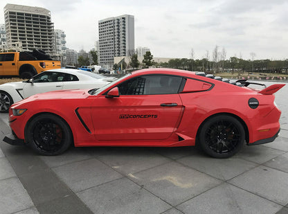 FORD MUSTANG 2015-2017 PARAFAGHI LATERALI DESIGN GT350 CON PRESA D'ARIA