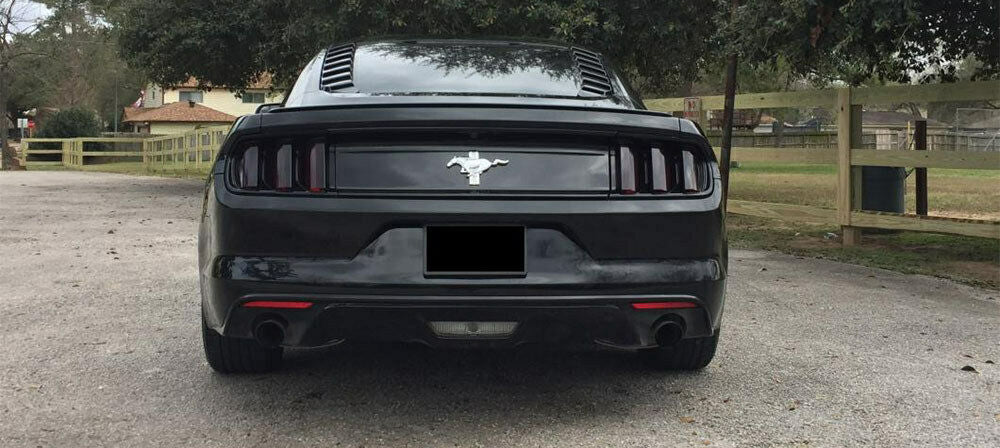 FORD MUSTANG 2015-2020 PROTEZIONE 2x LOUVER LUNOTTO POSTERIORE LOOK GT