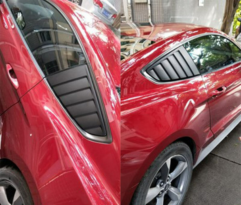 FORD MUSTANG 2015-2020 REAR WINDOW LOUVER PROTECTION GT350 LOOK