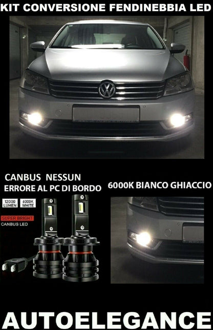 VW PASSAT B7 LED FOG LIGHT KIT 16.000LM CAMBUS 0032