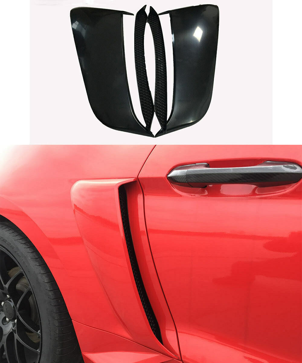 SIDE AIR INTAKES FORD MUSTANG 2015-2020 ABS SPOILER LOOK GT350