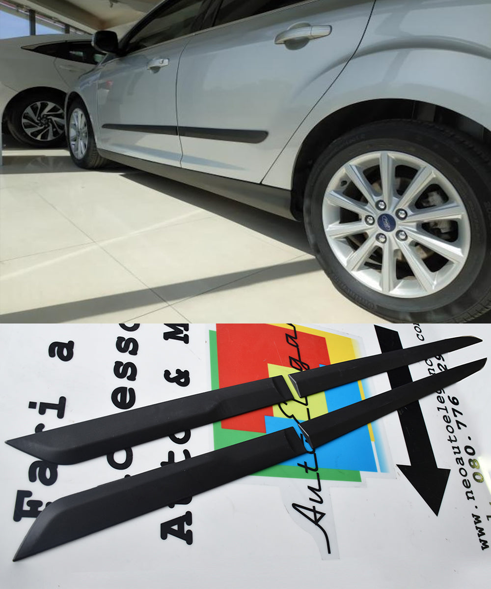 FORD FOCUS MK3 III 3M ADHESIVE DOOR PROTECTION IN ABS 4 PIECES DOOR CURVES
