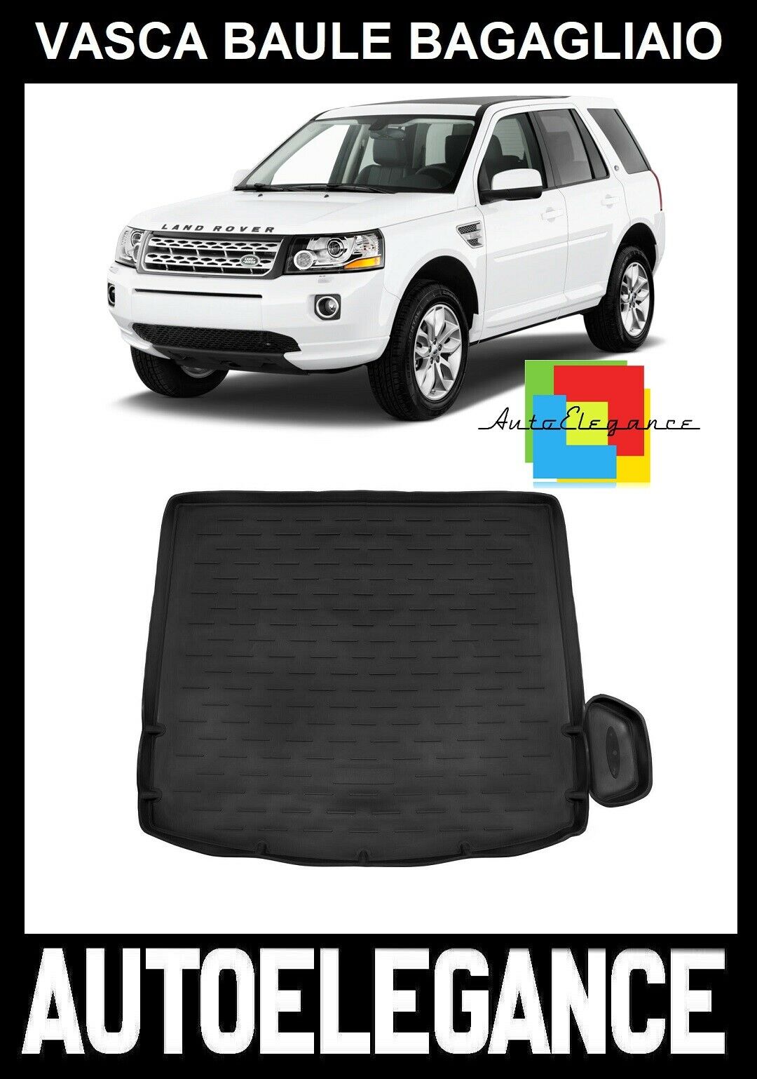 TRUNK LINER RUBBER CARPET SUPERGRIP FREELANDER 2 2006-2012 -AT-