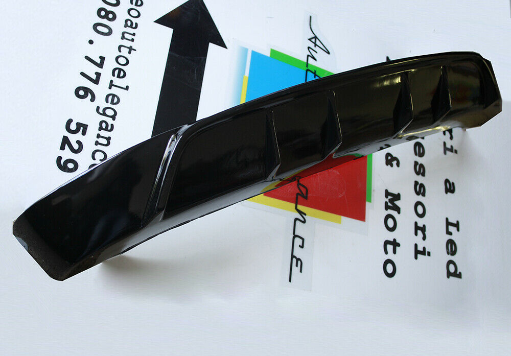 VW POLO 6R SOTTO PARAURTI LOOK DIFFUSORE POSTERIORE R ABS 0045