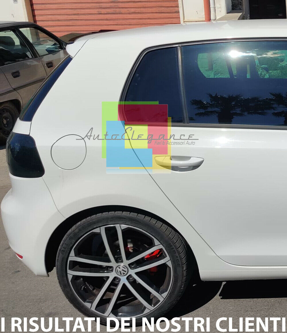 VW GOLF 6 VI 2008 AL 2012 SPOILER TETTO POSTERIORE AGGIUNTIVO GTI LOOK ABS NERO