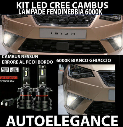 SEAT IBIZA KJ1 V PAIR OF LED FOG LIGHTS 10.000LM 0032