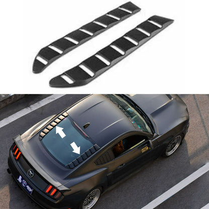 FORD MUSTANG 2015-2020 PROTEZIONE 2x LOUVER LUNOTTO POSTERIORE LOOK GT