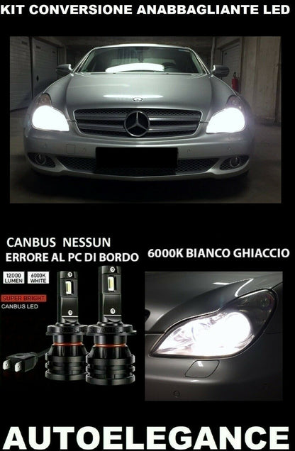 MERCEDES BENZ CLS W219 LED LOW BEAM HEADLIGHTS CAMBUS 16.000LM 0032