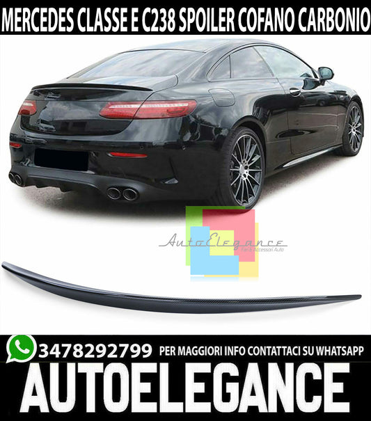 MERCEDES E-CLASS COUPE C238 AMG CARBON LOOK REAR HOOD SPOILER