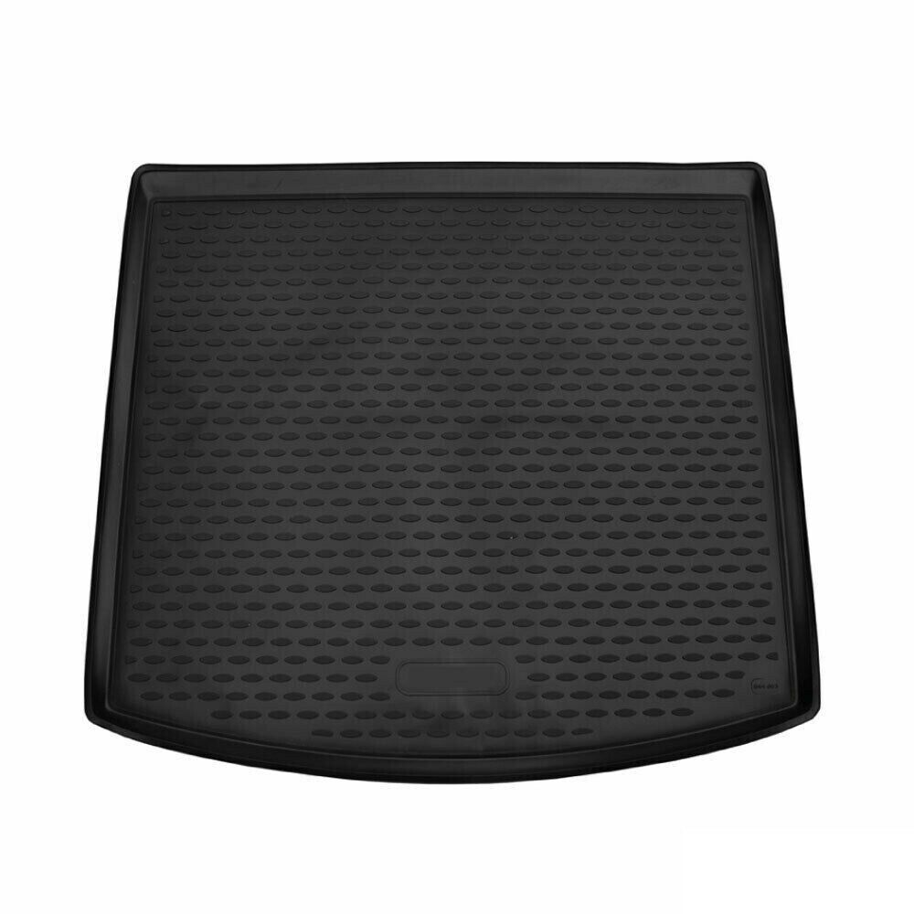 BLACK BOOT MAT Seat Leon III 5F in rubber with edge
