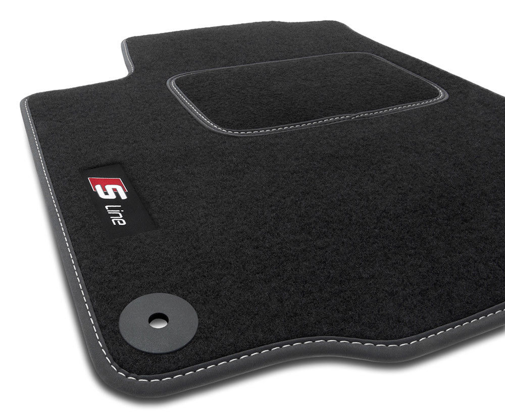 4HS TAPPETI TAPPETINI moquette velluto S-LINE AUDI A4 B8 2008-2015 AUTOELEGANCERICAMBI