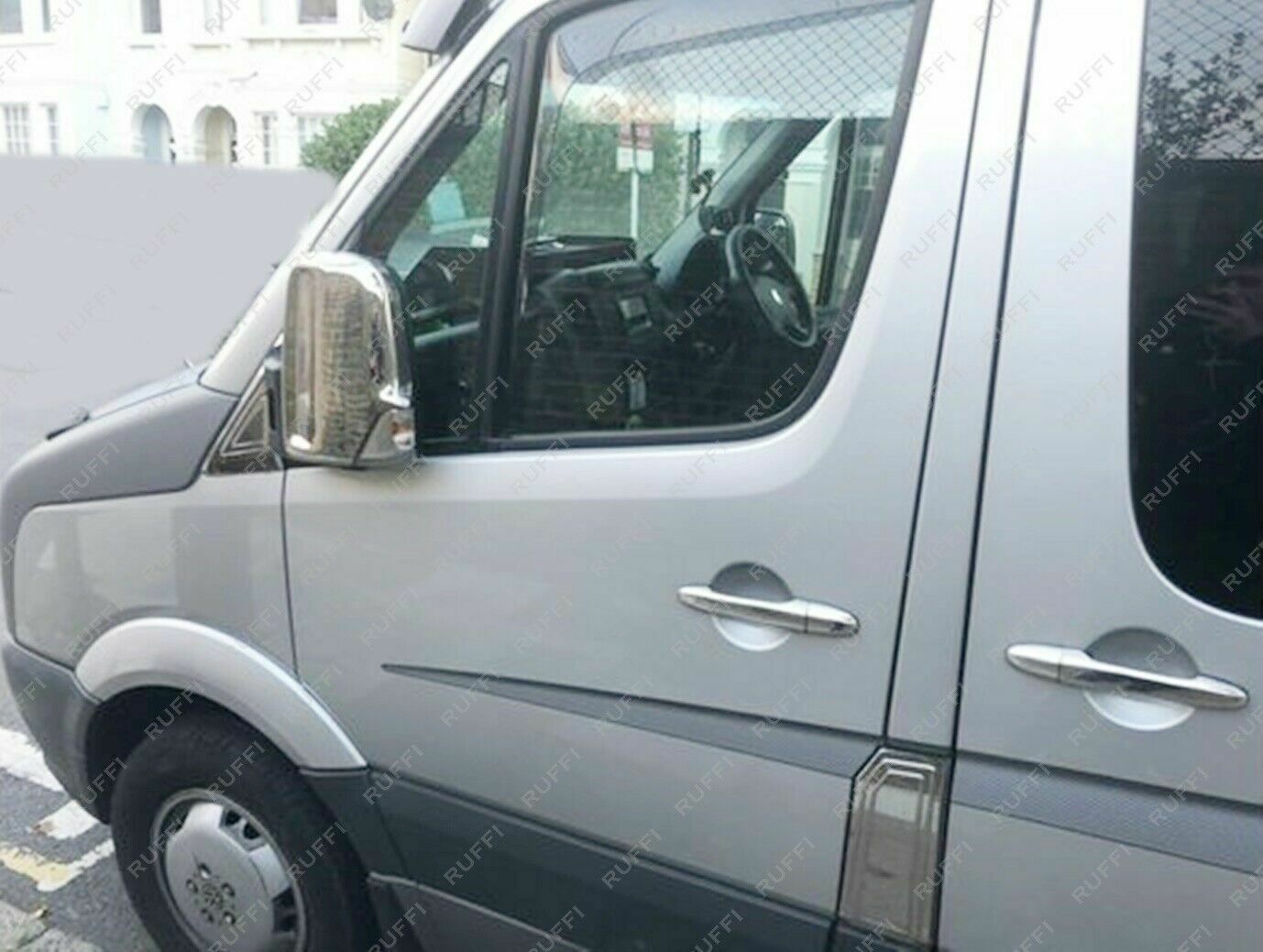 CROMATURA MANIGLIE 4 PORTE MERCEDES SPRINTER W906 2006-2018 INOX ADESIVO 0032 AUTOELEGANCERICAMBI