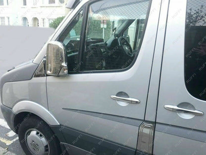 CROMATURA MANIGLIE 4 PORTE MERCEDES SPRINTER W906 2006-2018 INOX ADESIVO 0032 AUTOELEGANCERICAMBI