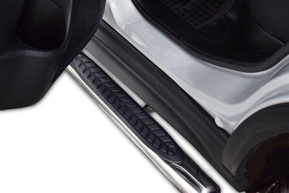 SUZUKI VITARA 2015+ STAINLESS STEEL TUBULAR SIDE STEPS UNDER DOOR