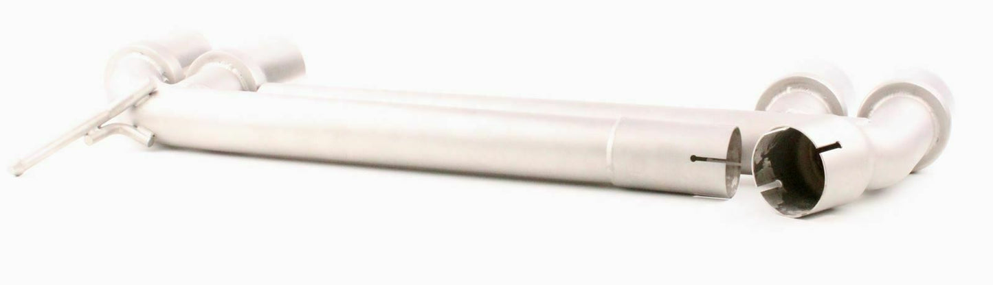 BMW SERIE 3 F30 F31 2011+ TERMINALI DOPPIO SCARICO M3 LOOK ACCIAIO INOX AUTOELEGANCERICAMBI