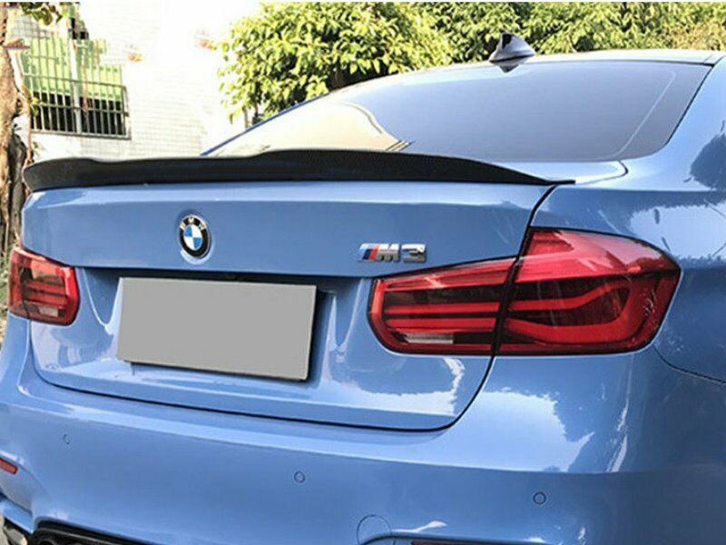 SPOILER POSTERIORE COFANO PER BMW SERIE 3 F30 BERLINA M3 IN ABS NERO LUCIDO -