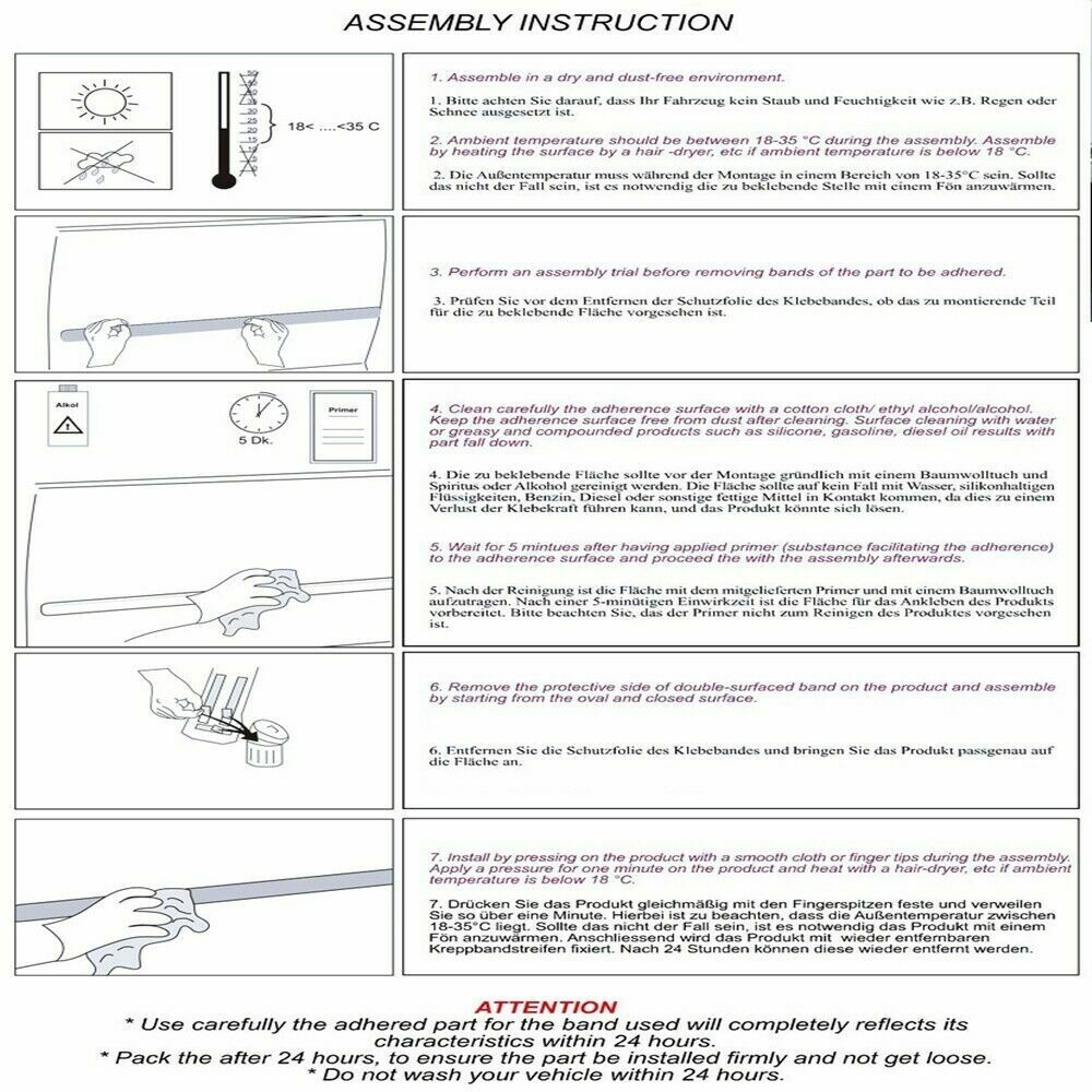 CROMATURA FASCE LATERALI PORTIERE 4PZ FIAT TIPO 2015+ ACCIAIO INOX ADESIVO 0032 AUTOELEGANCERICAMBI