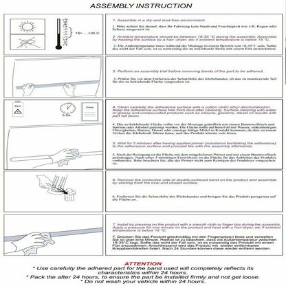 CROMATURA FASCE LATERALI PORTIERE 4PZ FIAT TIPO 2015+ ACCIAIO INOX ADESIVO 0032 AUTOELEGANCERICAMBI