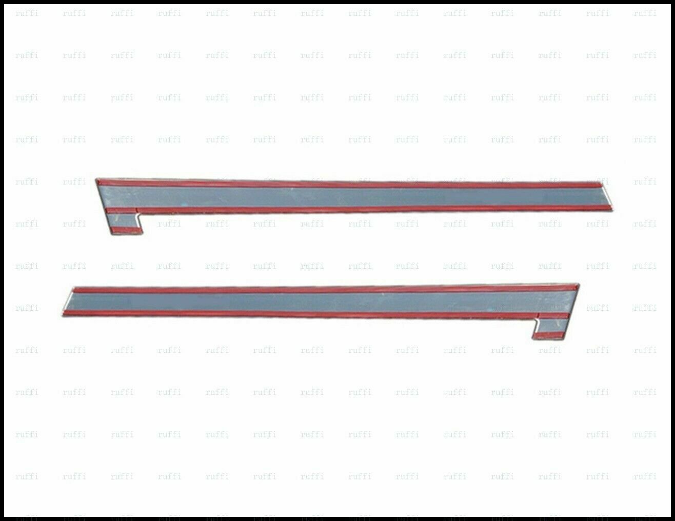 CROMATURA FASCE PORTIERA SCORREVOLE 2PZ MERCEDES CITAN 2012+ INOX ADESIVO 0032 AUTOELEGANCERICAMBI
