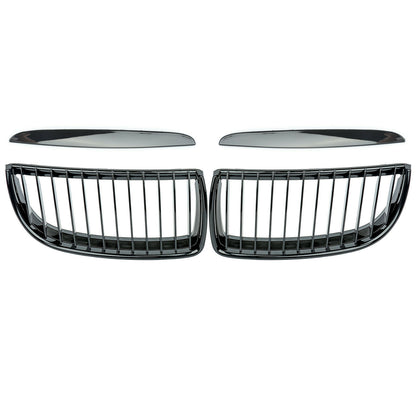 FRONT GRILLE LOOK M BLACK CALANDER BMW 3 SERIES E90 E91 2005-2008