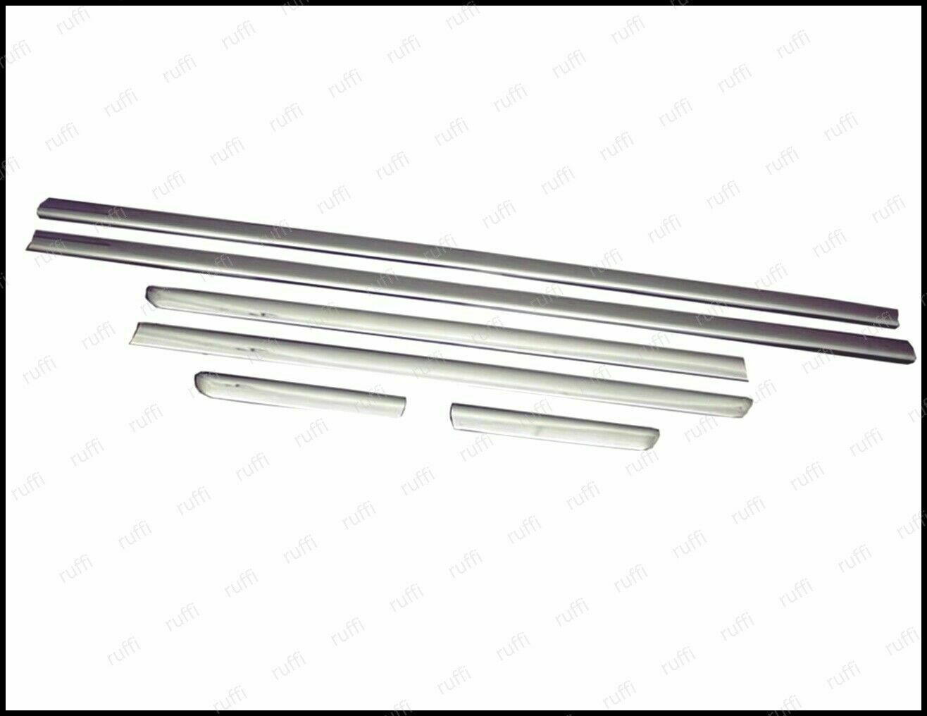 CROMATURA FASCE LATERALI PORTIERE BMW 3 E46 1998-2007 ACCIAIO INOX ADESIVO 0032 AUTOELEGANCERICAMBI