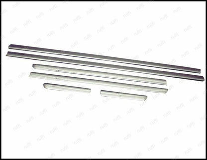 CROMATURA FASCE LATERALI PORTIERE BMW 3 E46 1998-2007 ACCIAIO INOX ADESIVO 0032 AUTOELEGANCERICAMBI