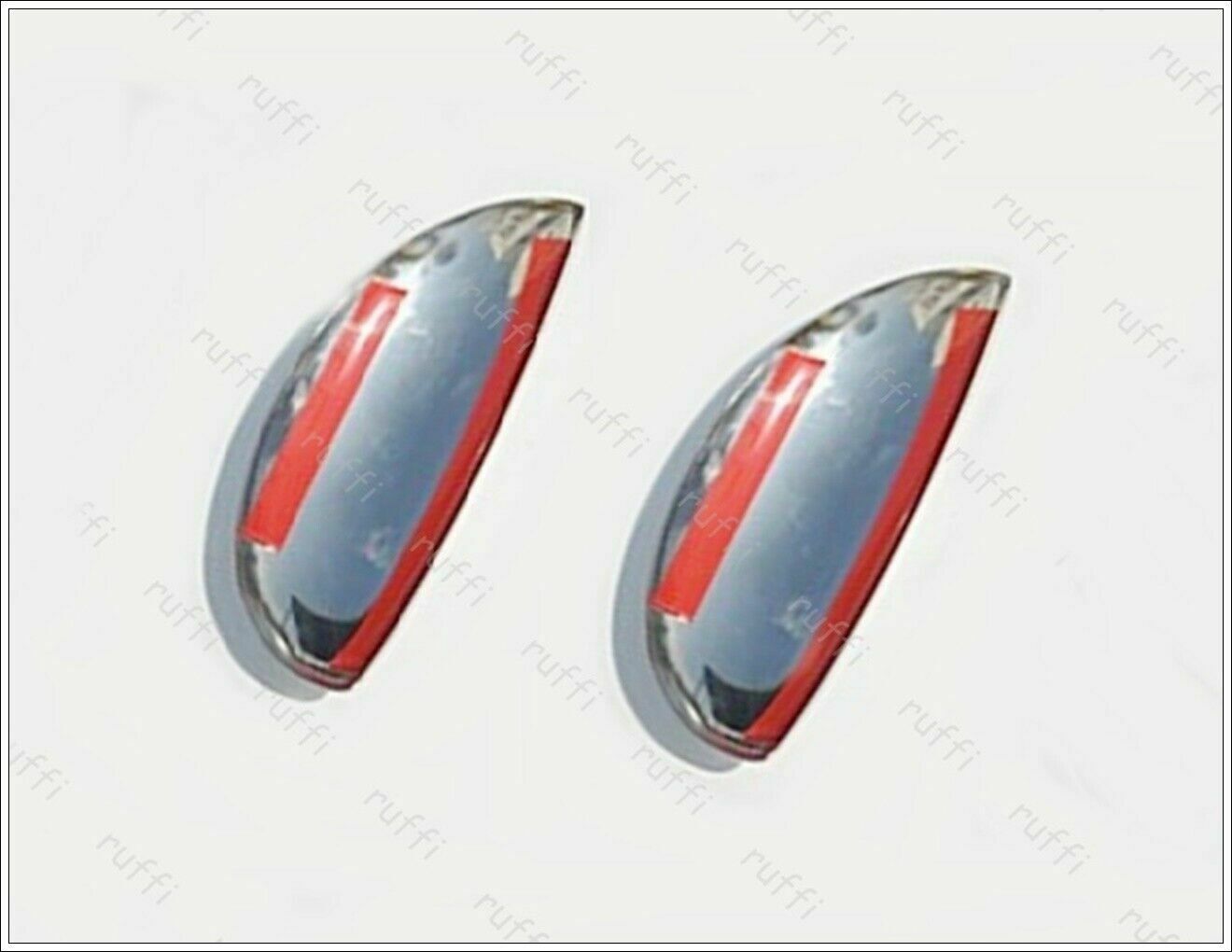 CROMATURA MANIGLIE 2 PORTE CITROEN C1 MK1 2005-2014 ACCIAIO INOX ADESIVO 0032 AUTOELEGANCERICAMBI