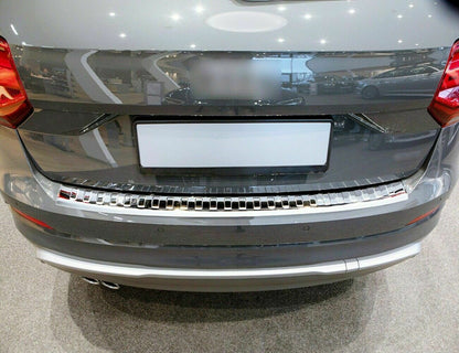 CROMATURA PROTEZIONE PARAURTI POSTERIORE AUDI Q2 GA 2016+ INOX ADESIVO 0032 AUTOELEGANCERICAMBI