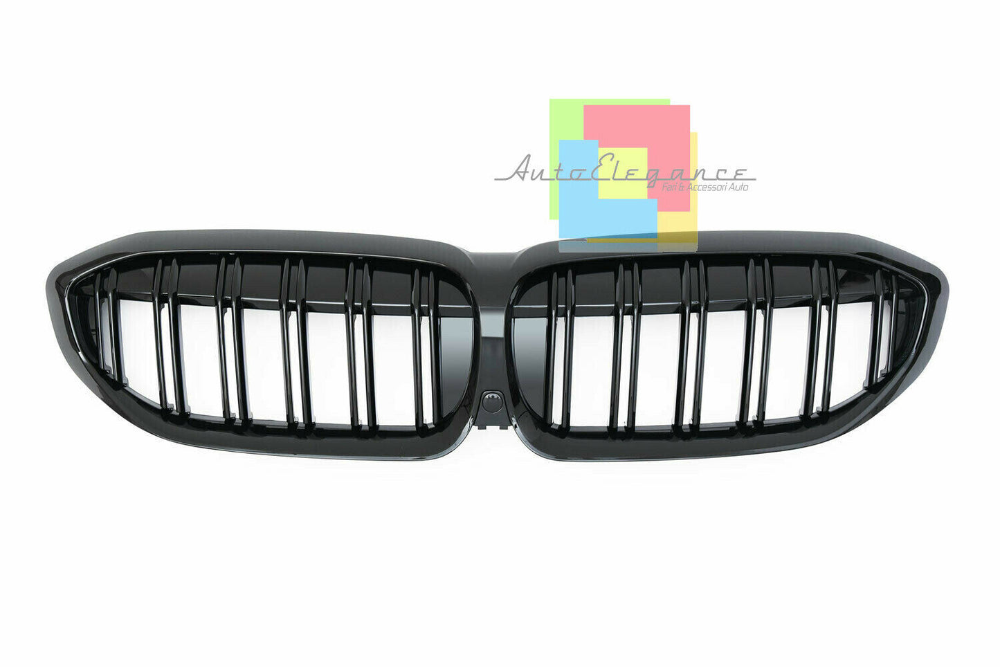 BMW SERIE 3 G20 G21 2018+ MACHERINE NERE DOPPIA STRISCIA LOOK M ANTERIORI NERO AUTOELEGANCERICAMBI