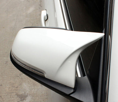 CALOTTE ADESIVE SPECCHI BMW SERIE 4 F32 F36 SPECCHIETTI RETROVISORI BIANCO M4 AUTOELEGANCERICAMBI